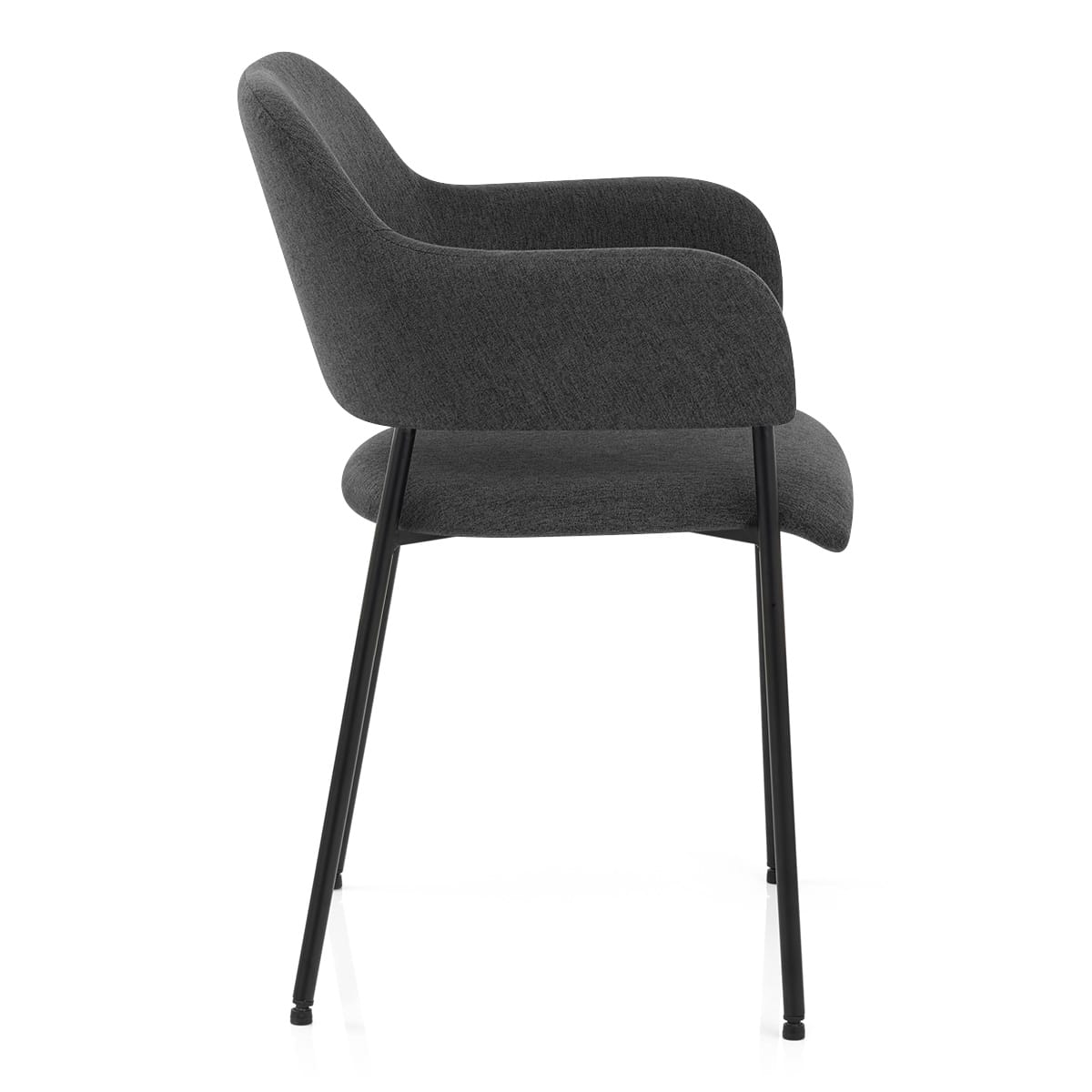 Trent Dining Chair Charcoal Fabric