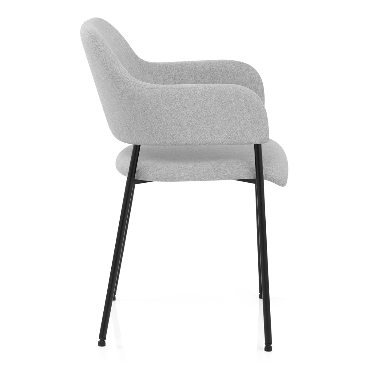 Trent Dining Chair Light Grey Fabric
