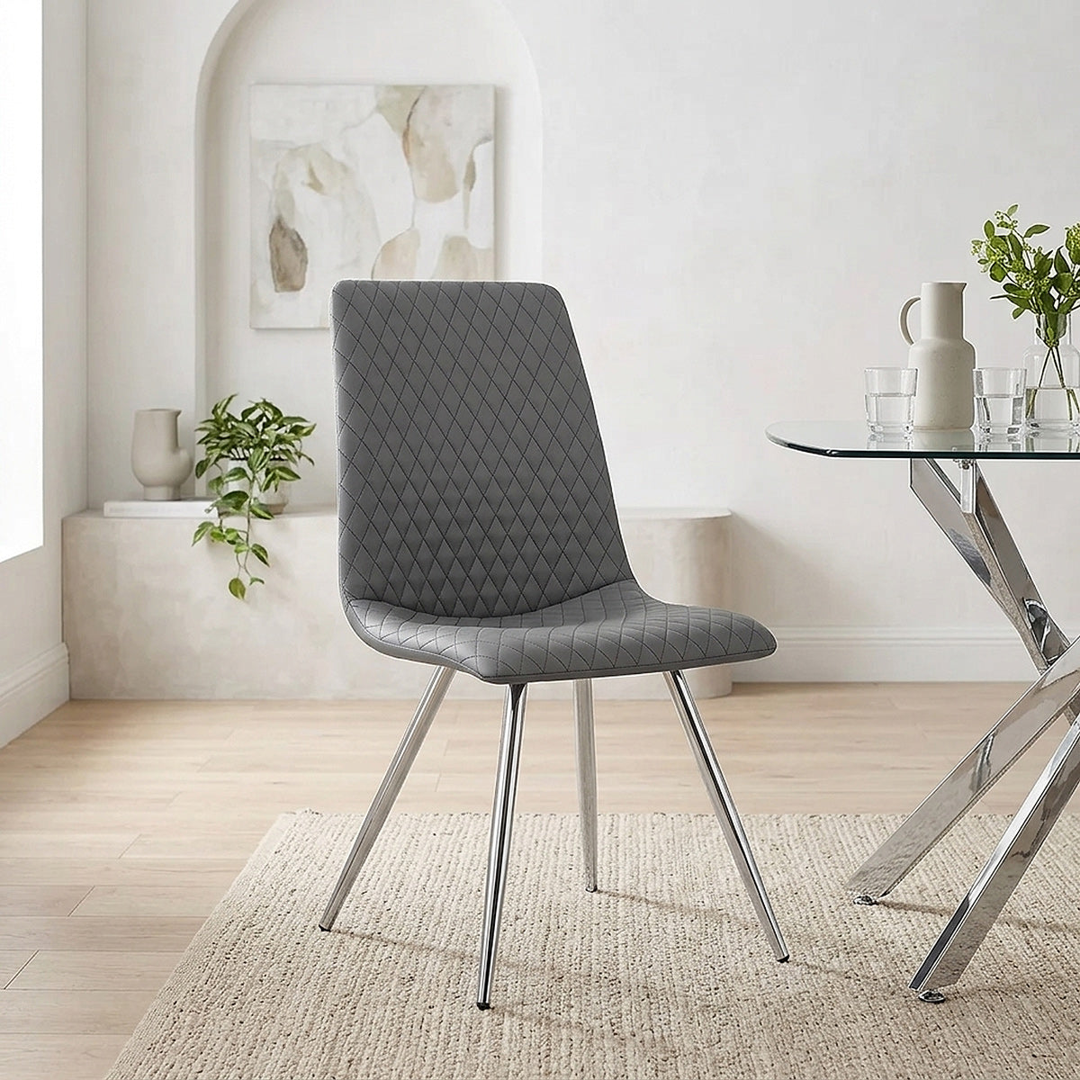 Trevi Dining Chair Charcoal