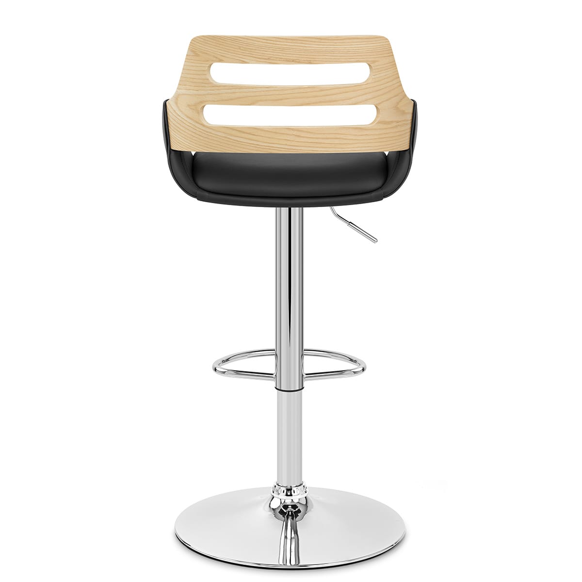 Trio Stool Oak & Black