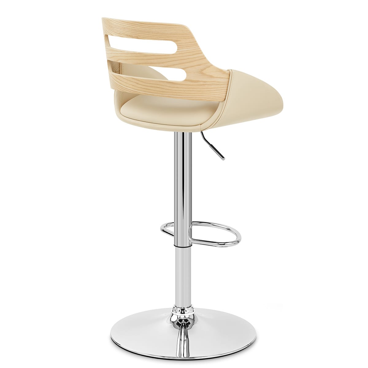 Trio Stool Oak & Cream