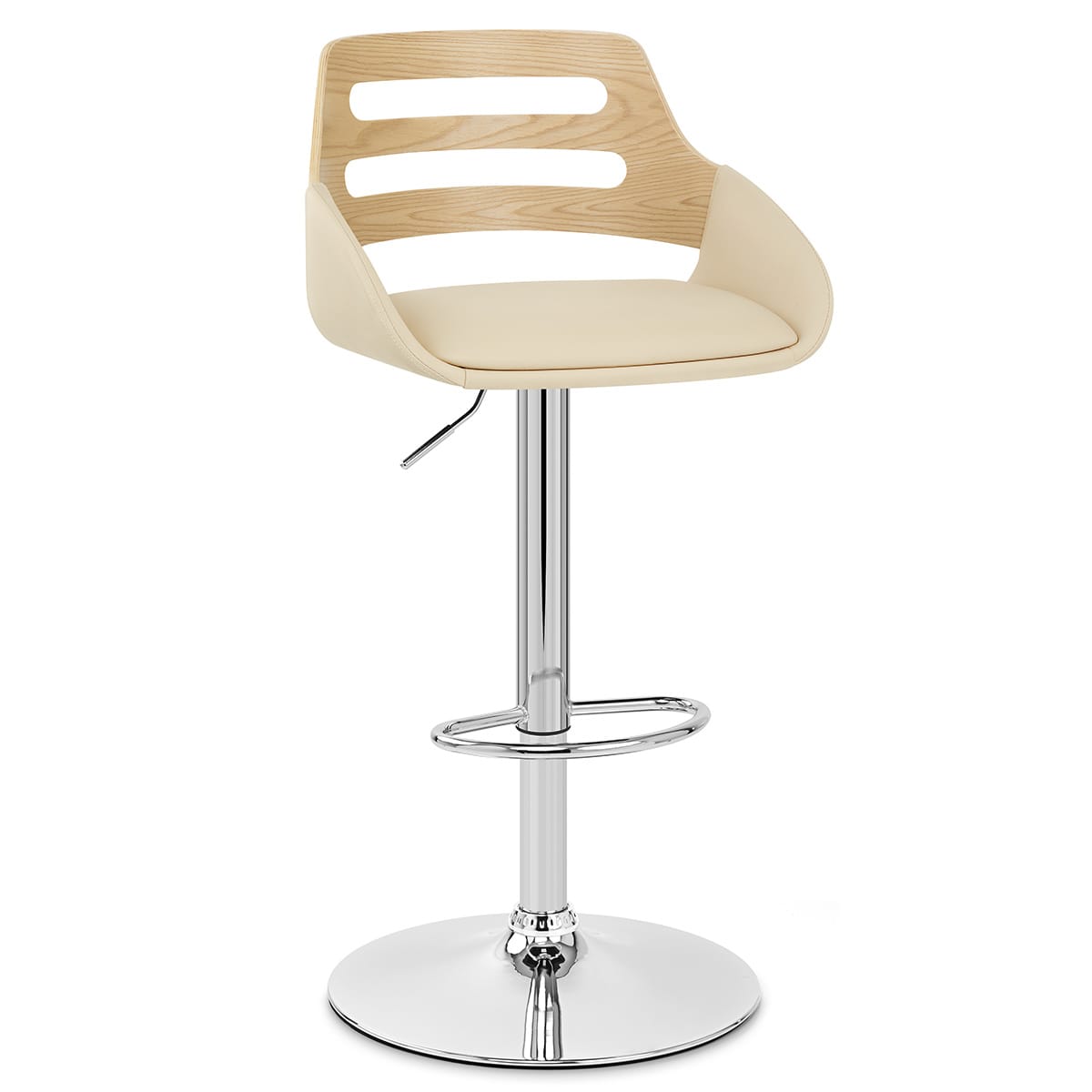 Trio Stool Oak & Cream