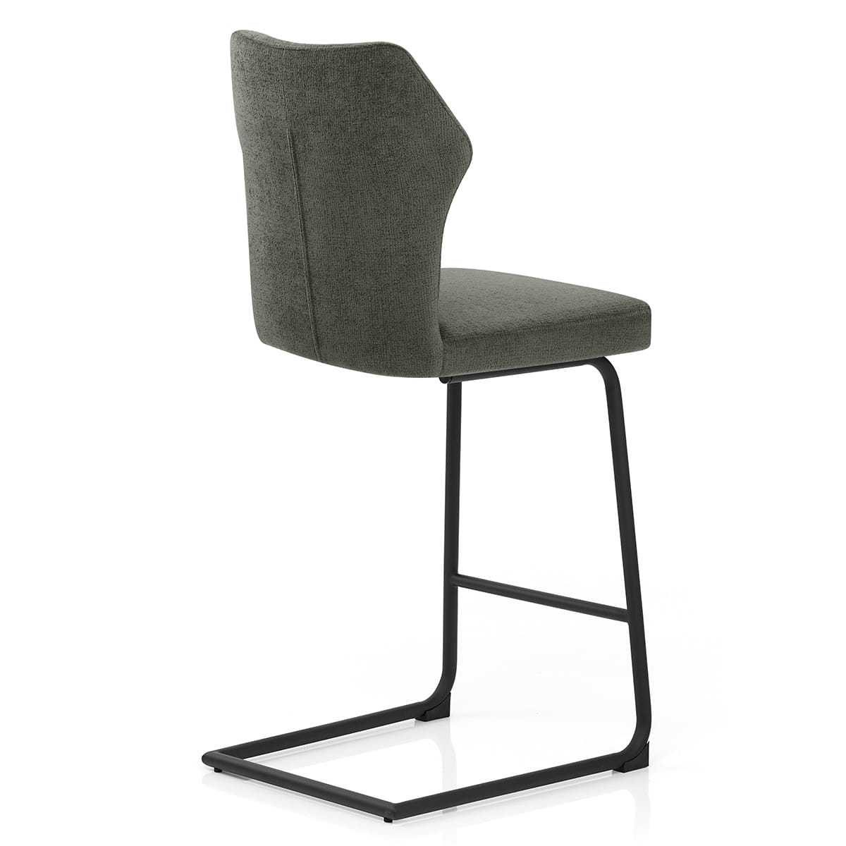 Troy Bar Stool Green Fabric