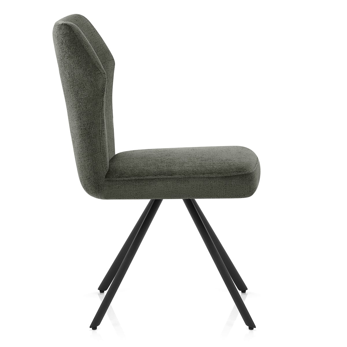 Troy Dining Chair Green Fabric