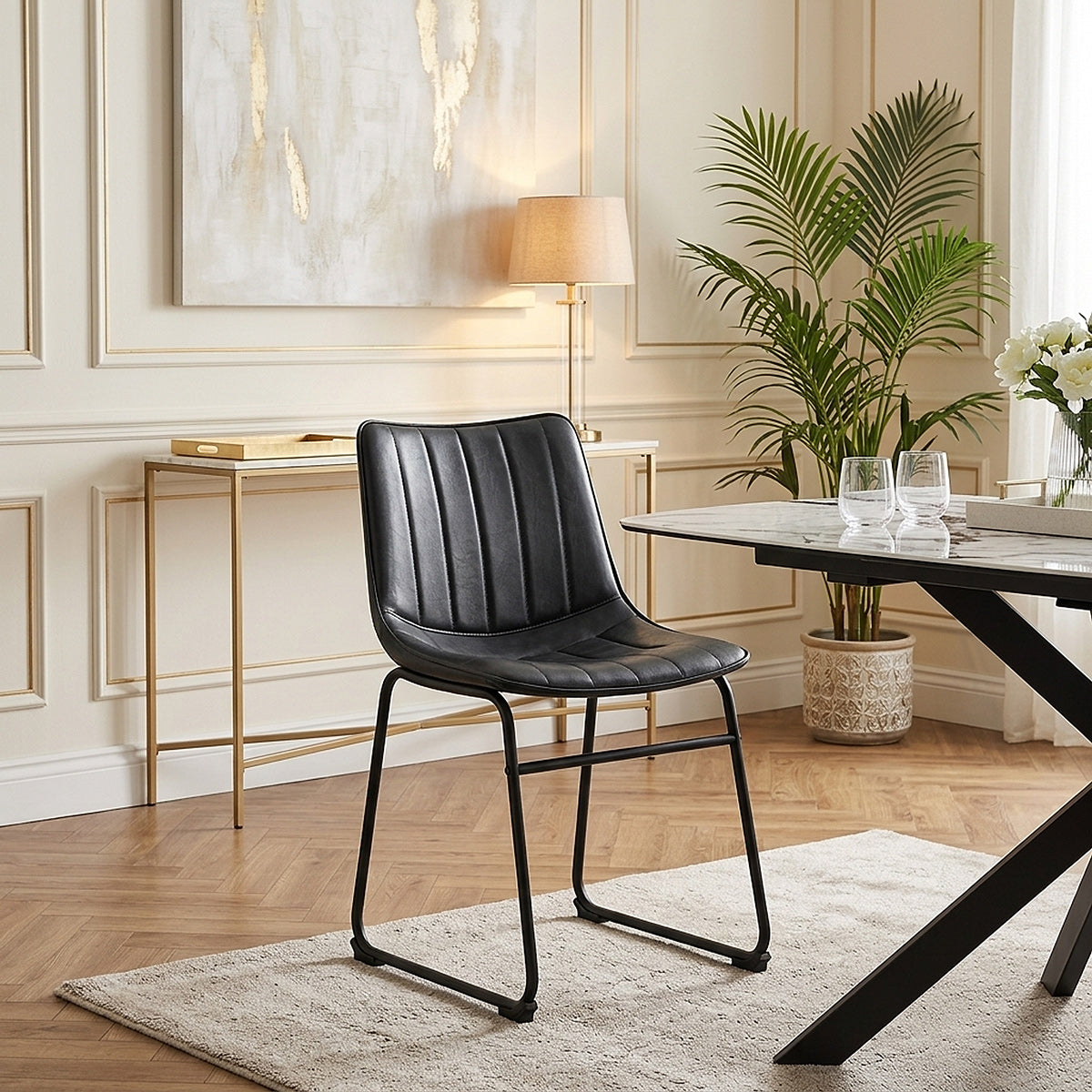 Tucker Chair Antique Black
