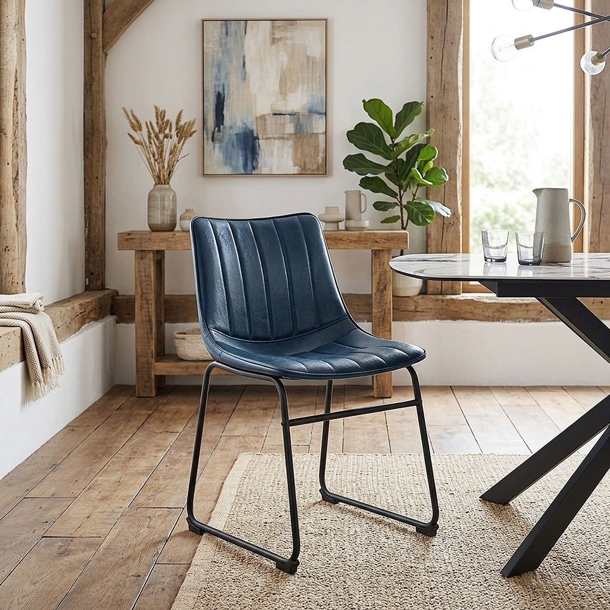 Tucker Chair Antique Blue