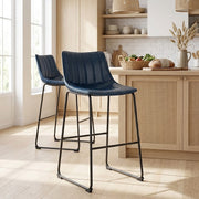 Tucker Stool Antique Blue