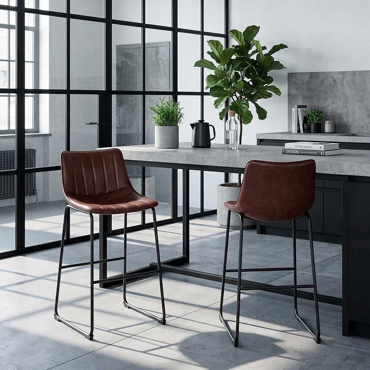 Tucker Stool Antique Brown