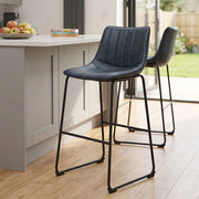 Tucker Stool Antique Midnight Blue