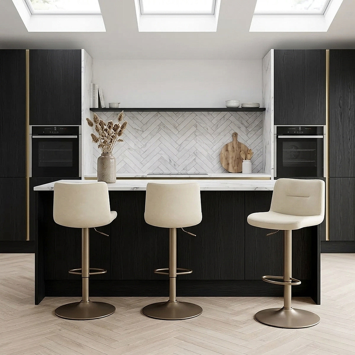 Utopia Bar Stool Antique Cream