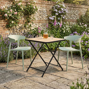 Vanta Outdoor Folding Table & 2 Sky Garden Chairs Dining Set