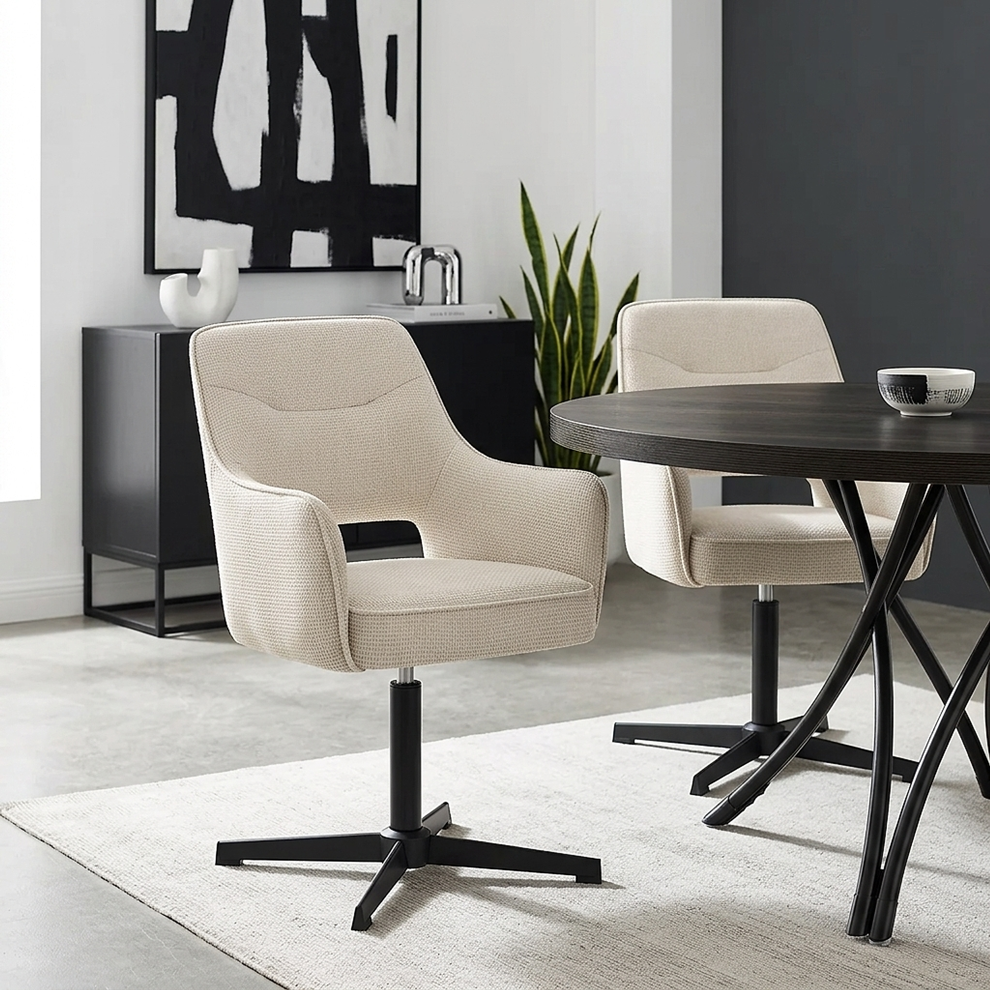 Veneto Chair Cream Fabric
