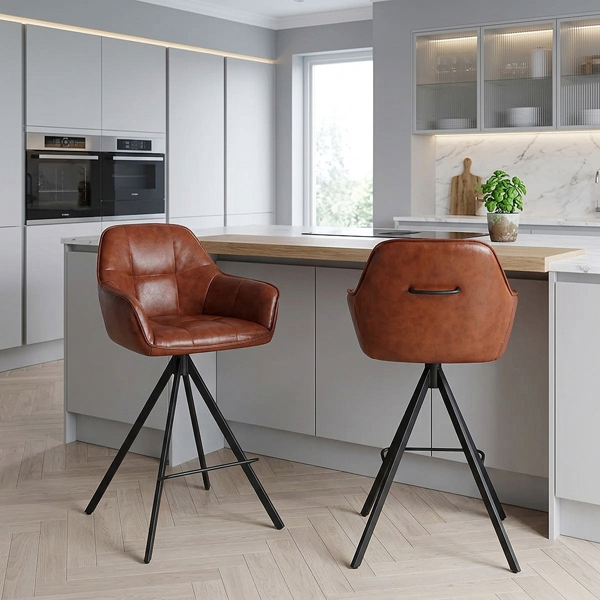 Venice Bar Stool Brown