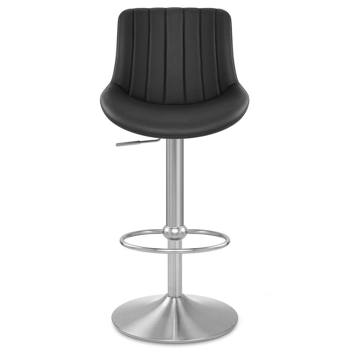 Versailles Real Leather Stool Black