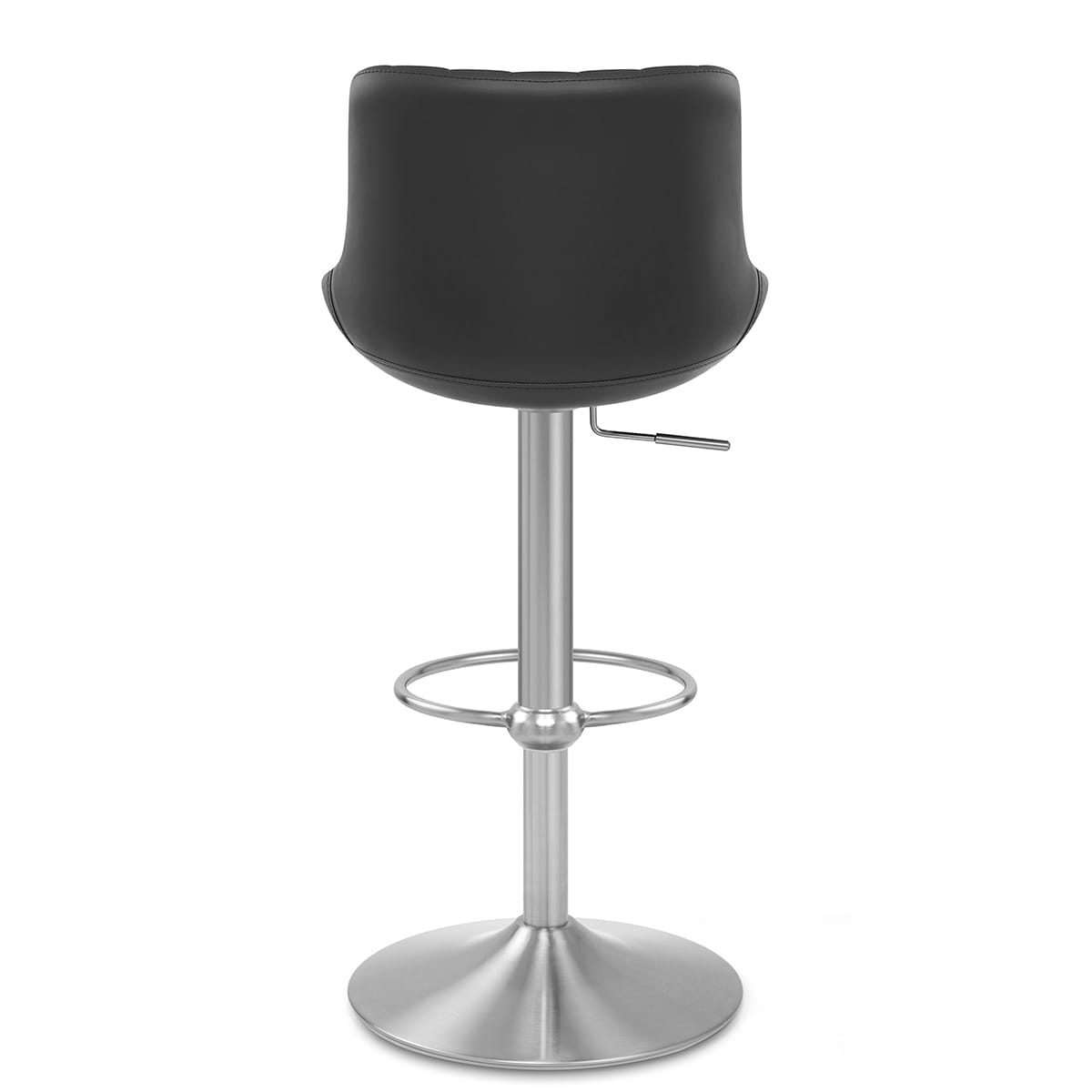 Versailles Real Leather Stool Black