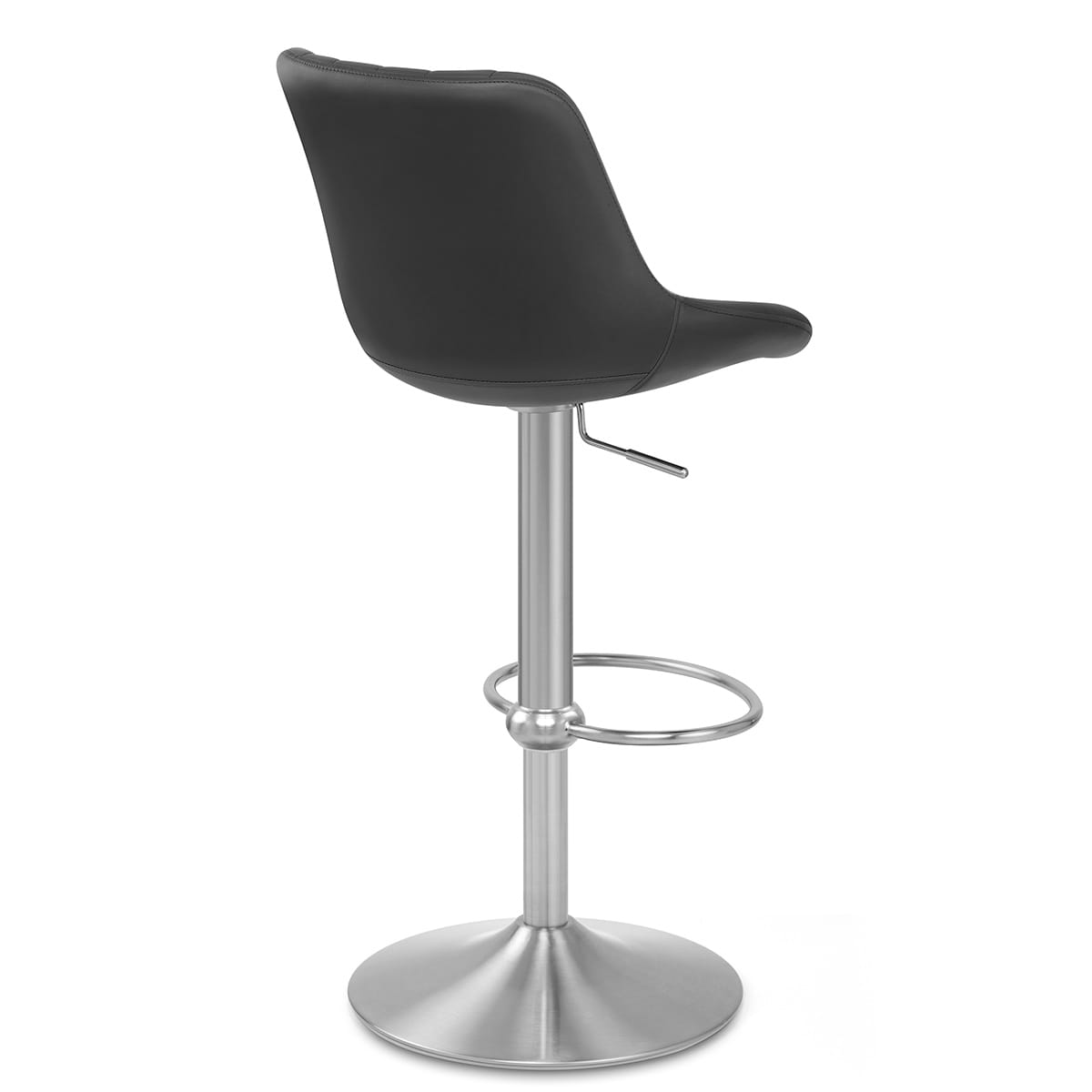 Versailles Real Leather Stool Black