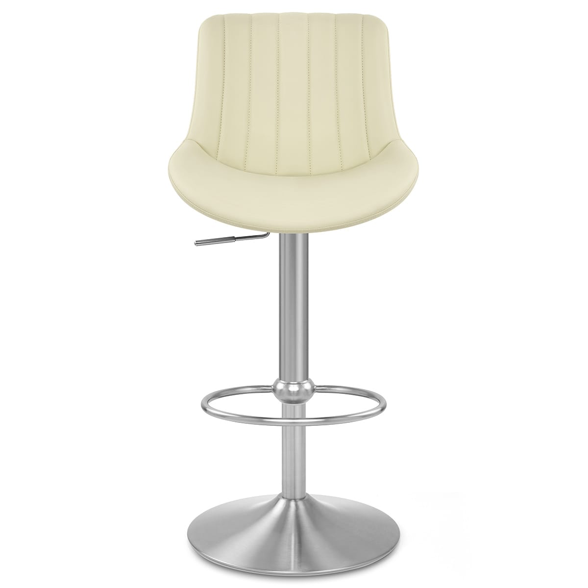 Versailles Real Leather Stool Cream