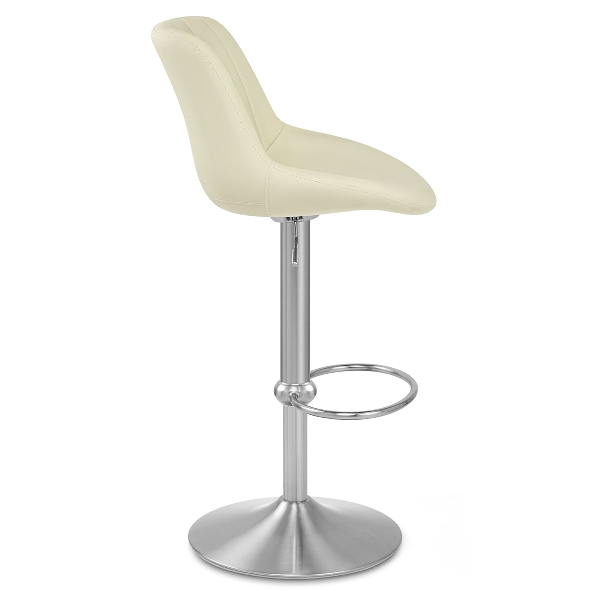 Versailles Real Leather Stool Cream