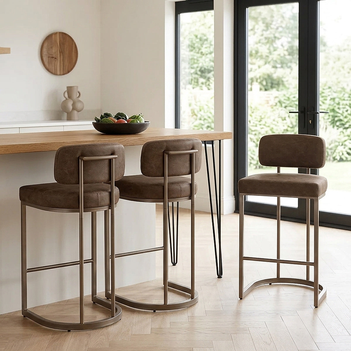 Verve Bar Stool Brown