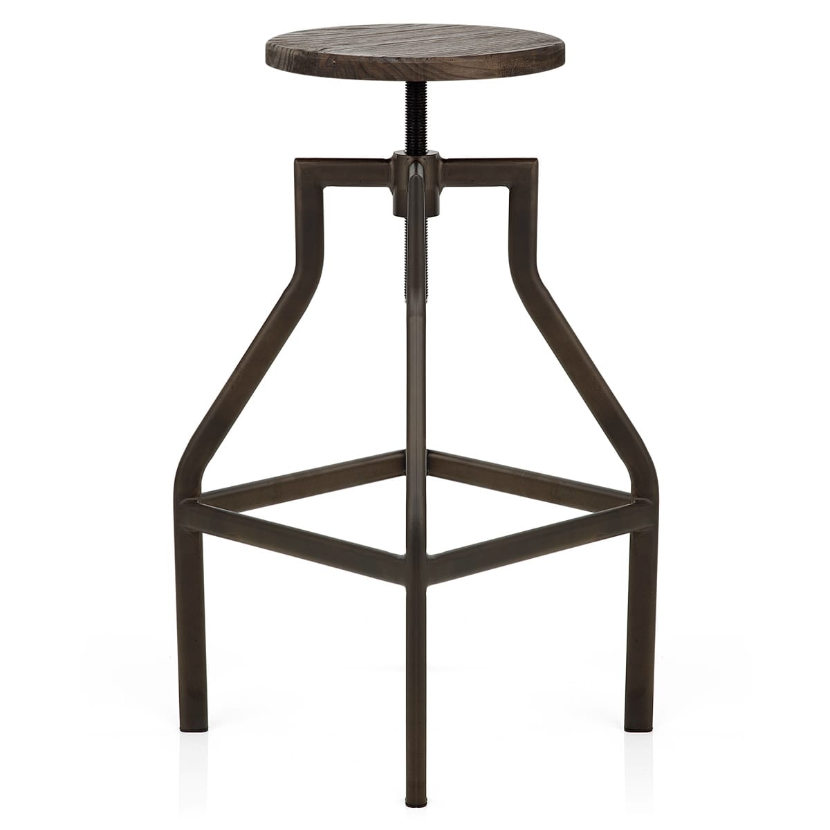 Vintage Revolution Stool Dark Wood