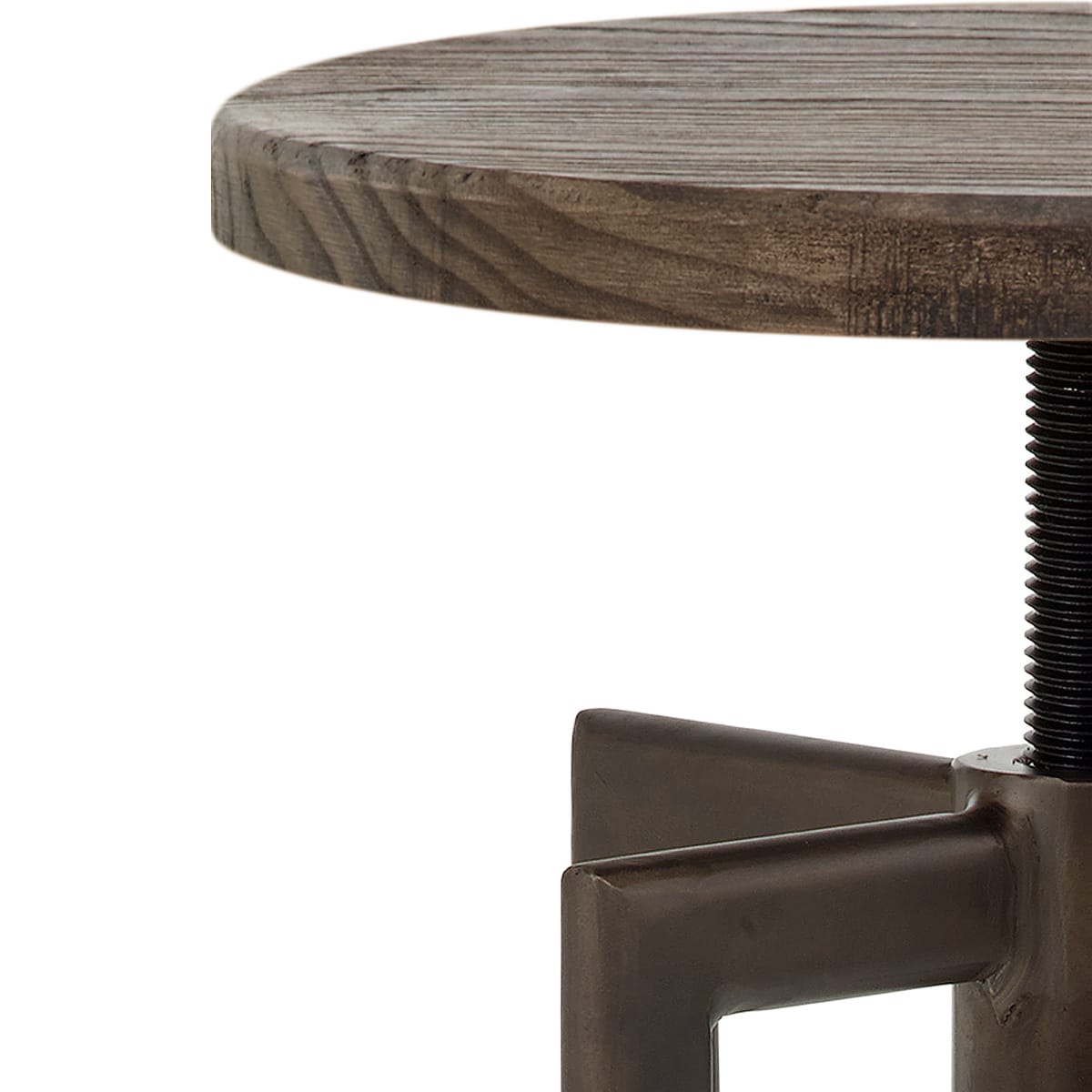 Vintage Revolution Stool Dark Wood