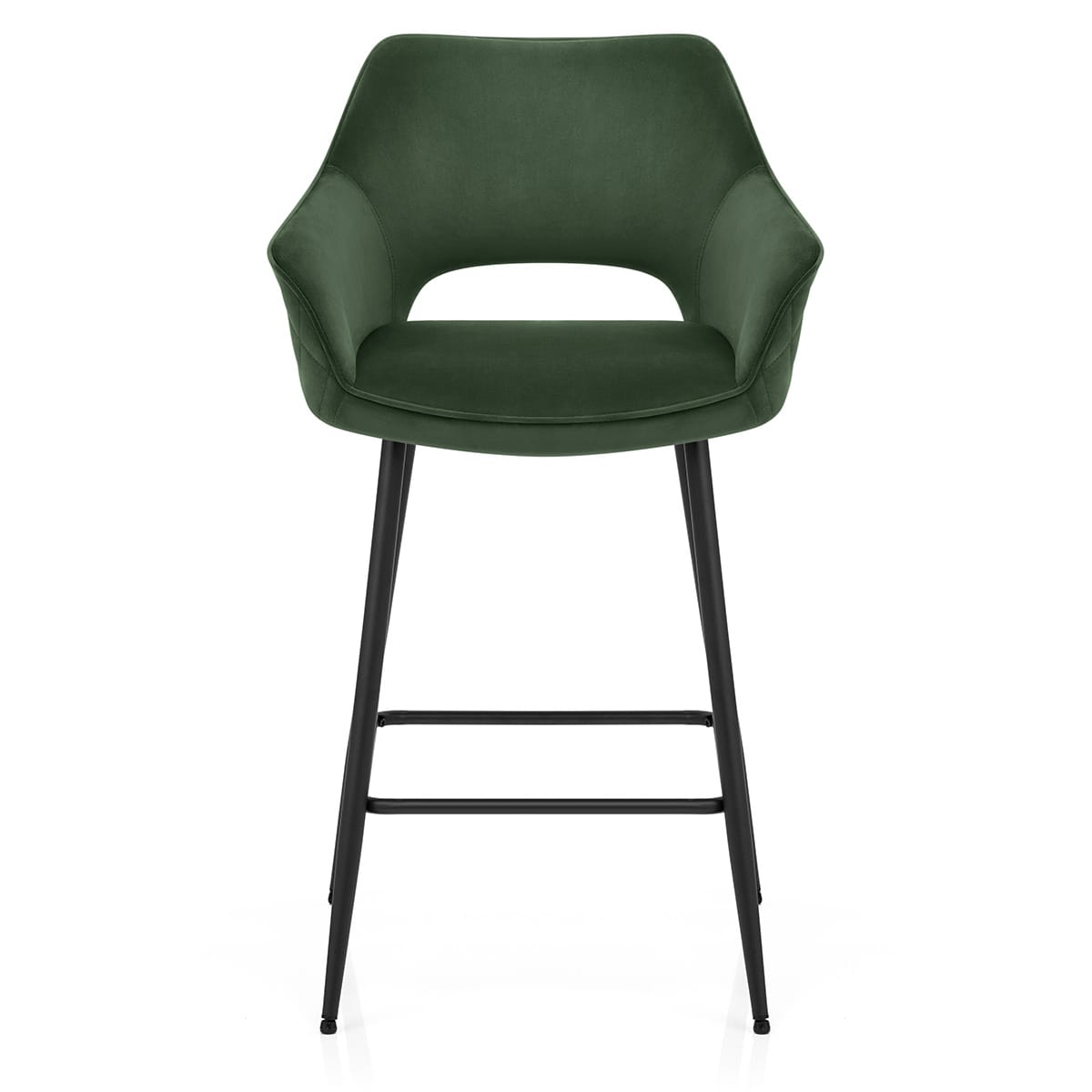 Viola Bar Stool Green Velvet