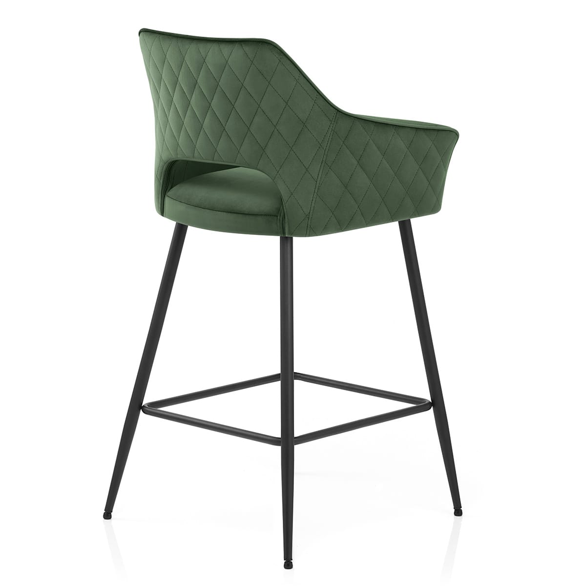 Viola Bar Stool Green Velvet