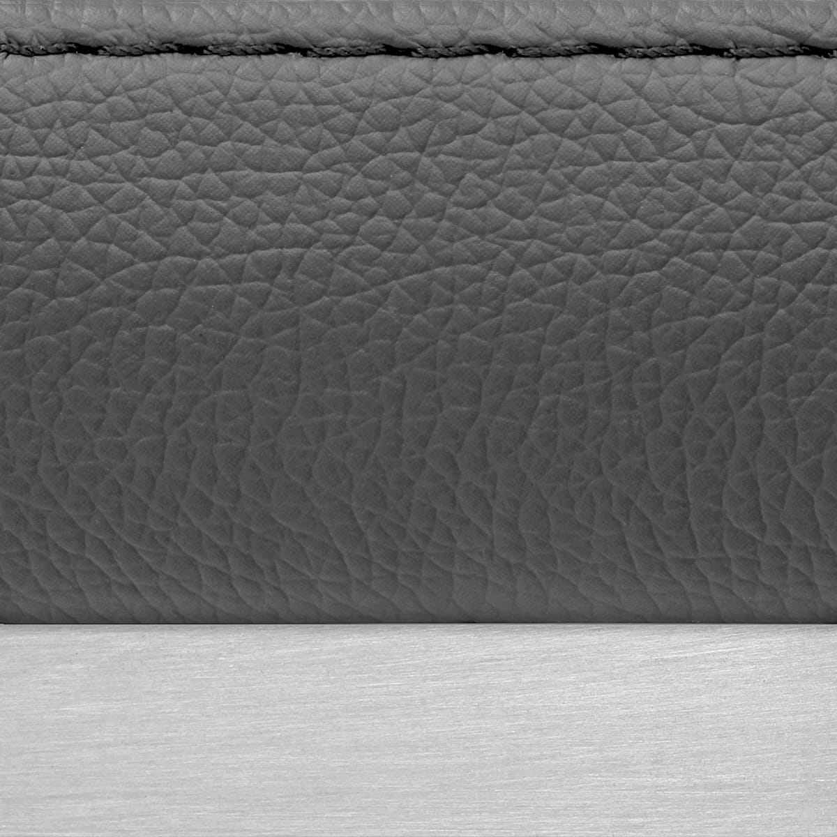 Vision Brushed Steel Stool Grey