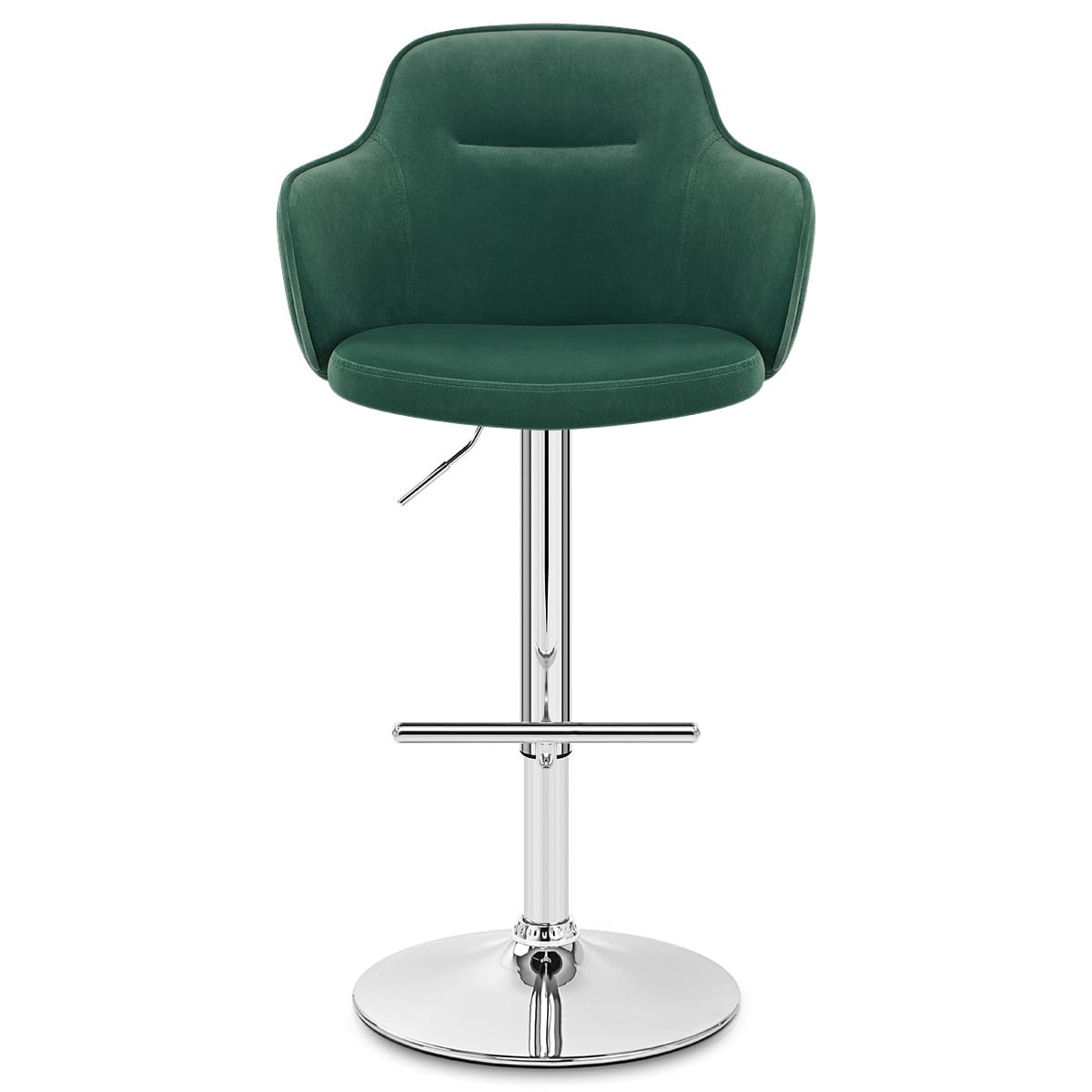 Vista Bar Stool Green Velvet