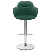 Vista Bar Stool Green Velvet