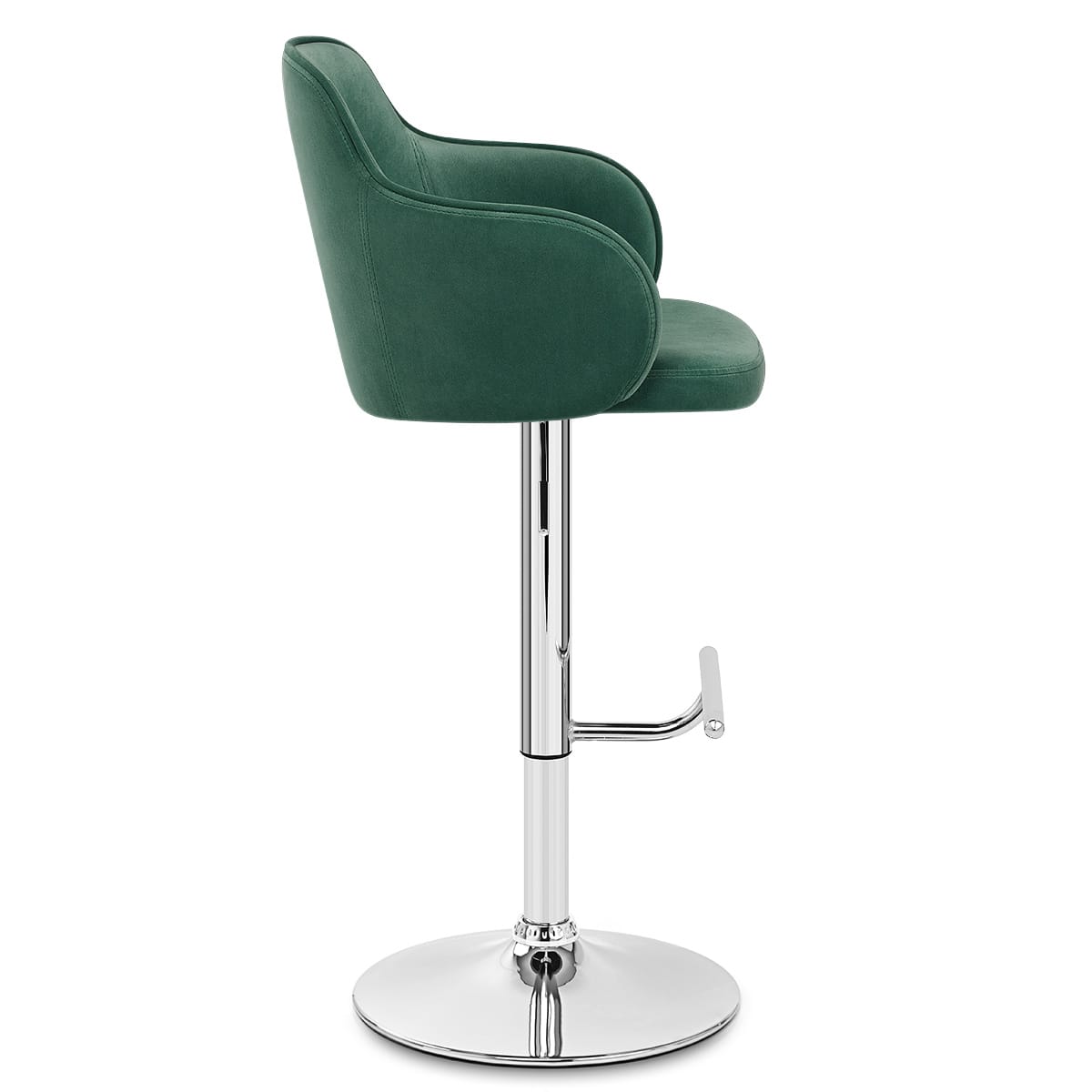 Vista Bar Stool Green Velvet