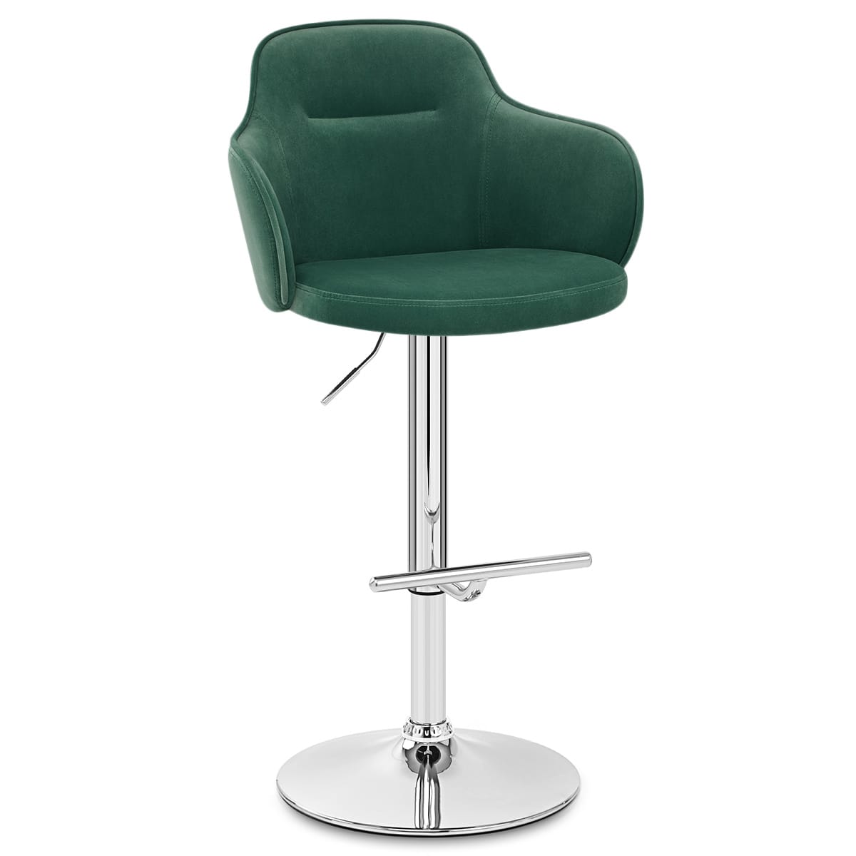 Vista Bar Stool Green Velvet