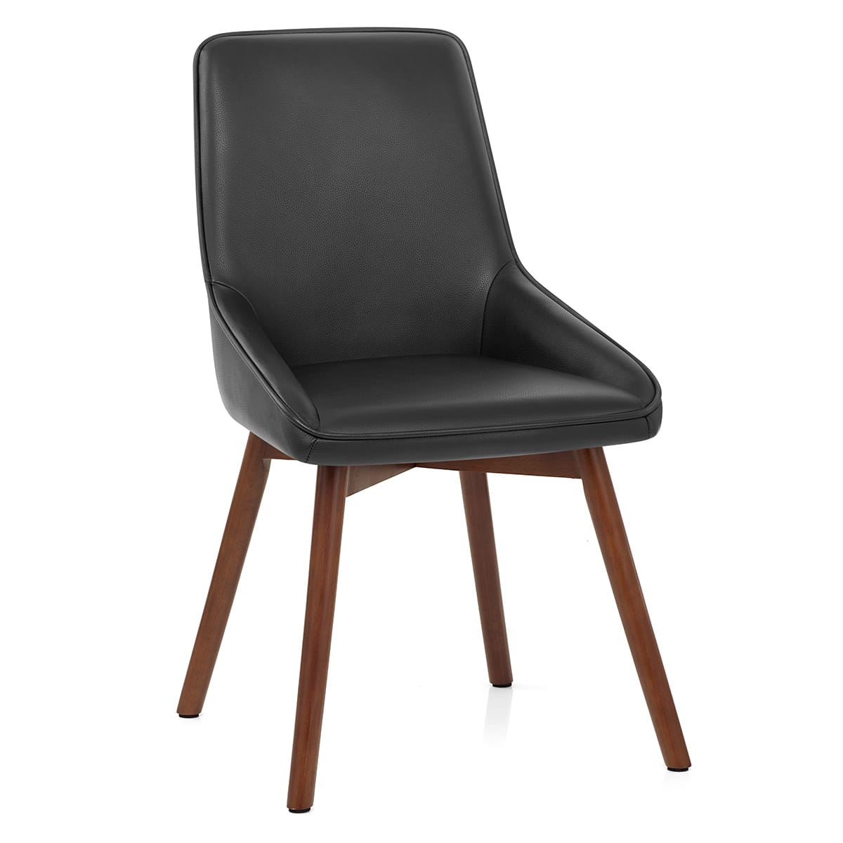 Vito Real Leather Dining Chair Black