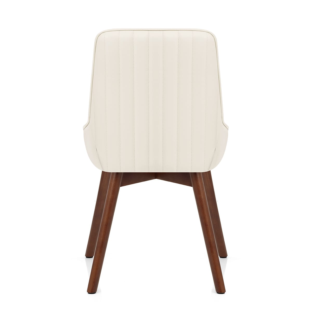 Vito Real Leather Dining Chair Cream