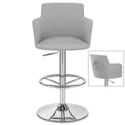 Vogue Bar Stool Grey Fabric