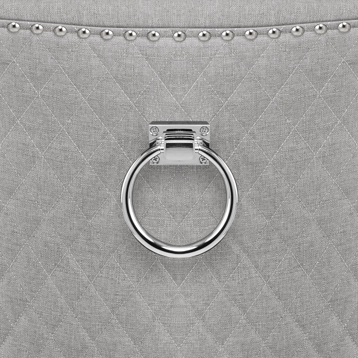 Vogue Bar Stool Grey Fabric