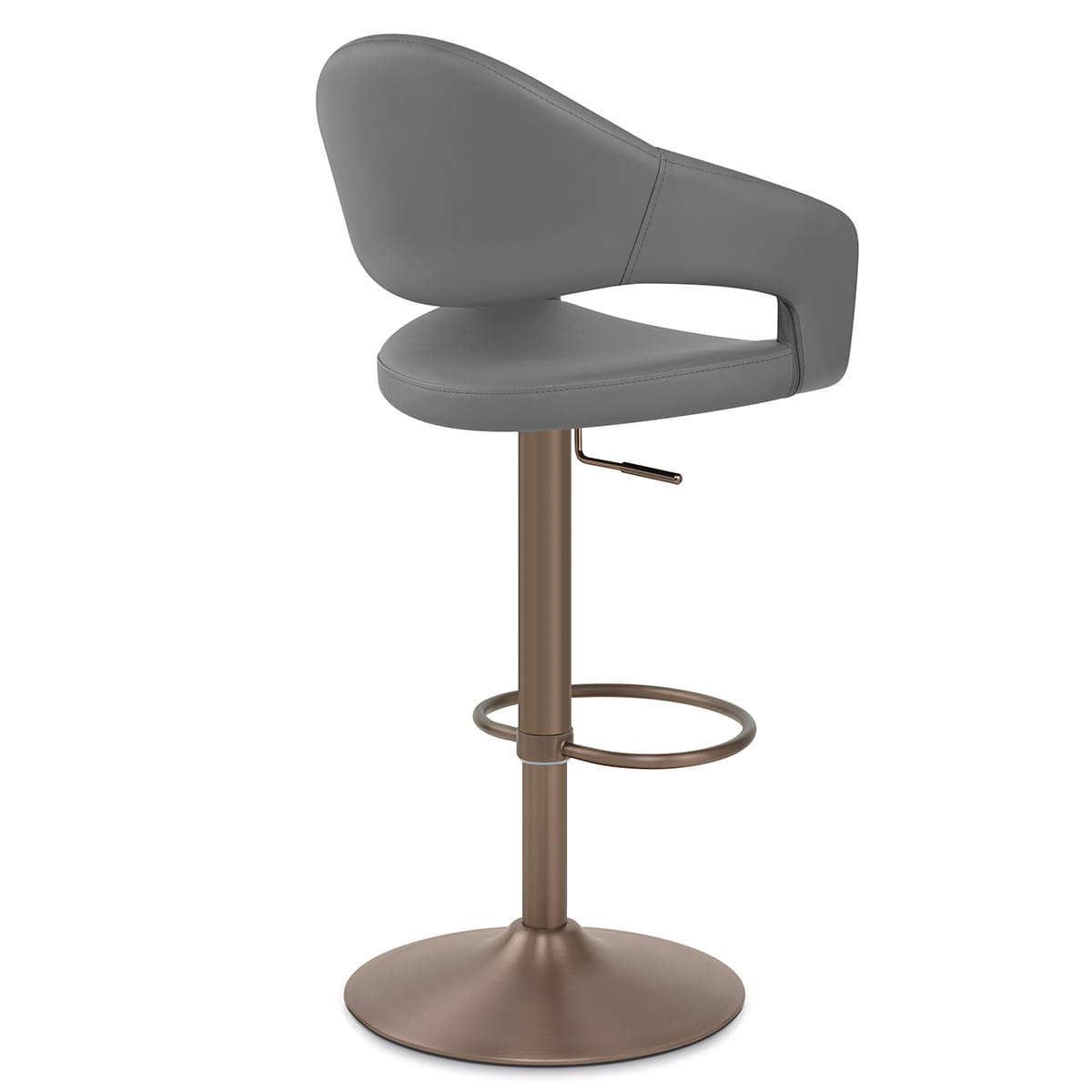 Washington Bar Stool Dark Grey
