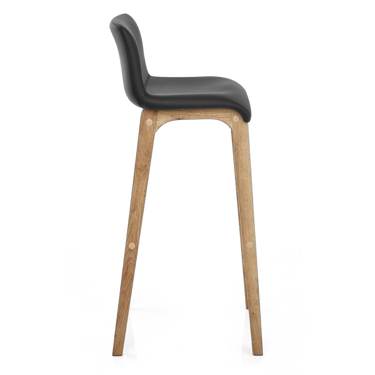 Wave Bar Stool Black
