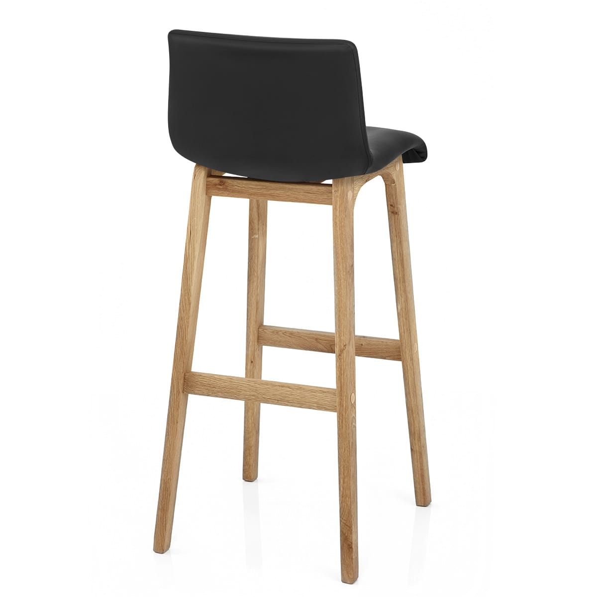Wave Bar Stool Black