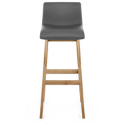Wave Bar Stool Grey
