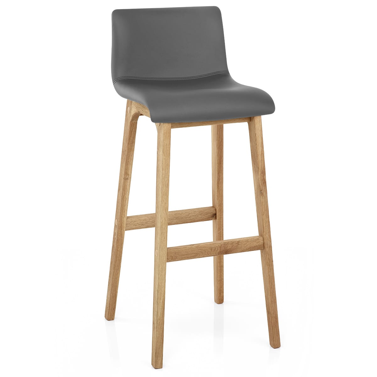 Wave Bar Stool Grey