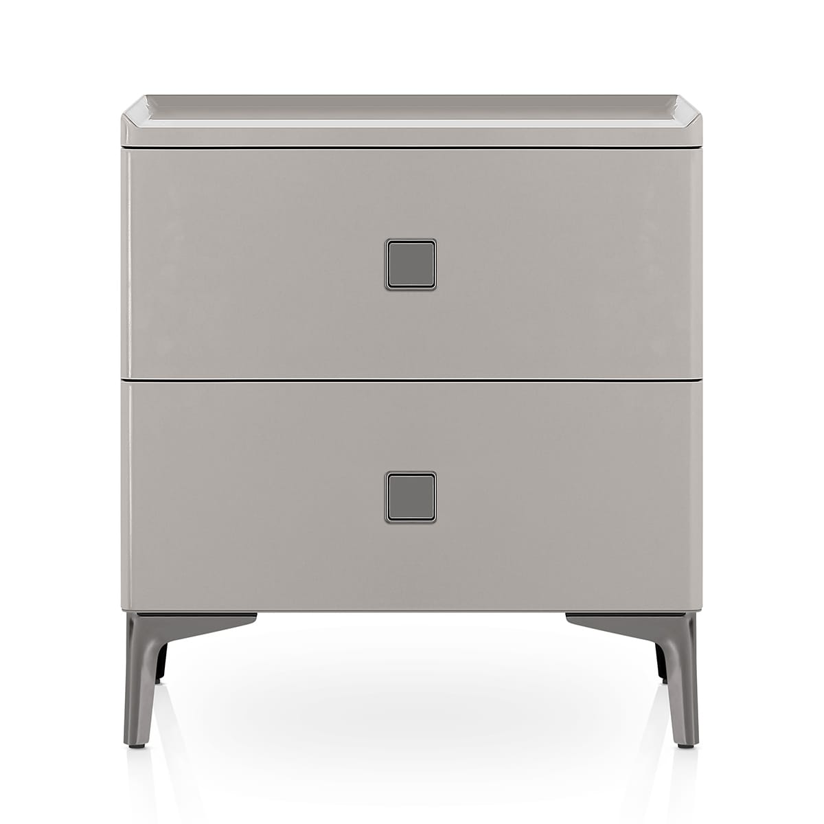 Windsor Bedside Table Light Grey