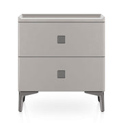 Windsor Bedside Table Light Grey