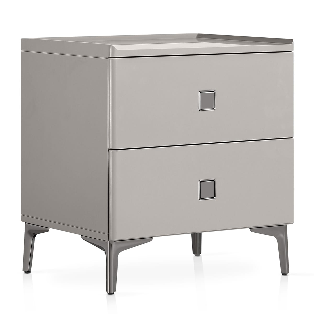 Windsor Bedside Table Light Grey