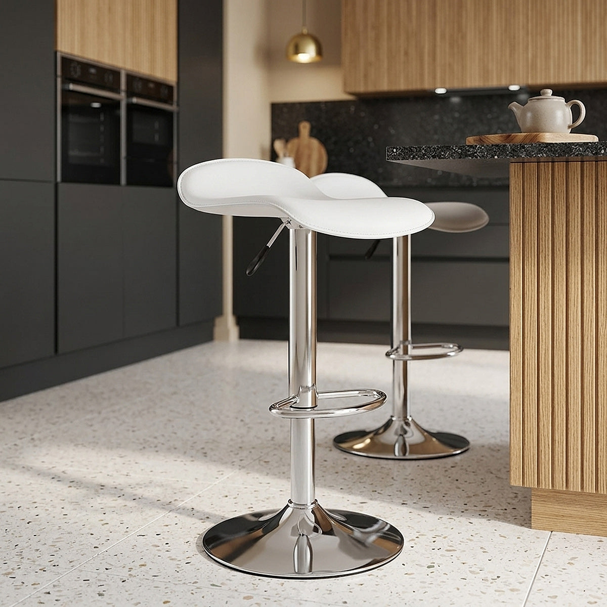 Zars Bar Stool White