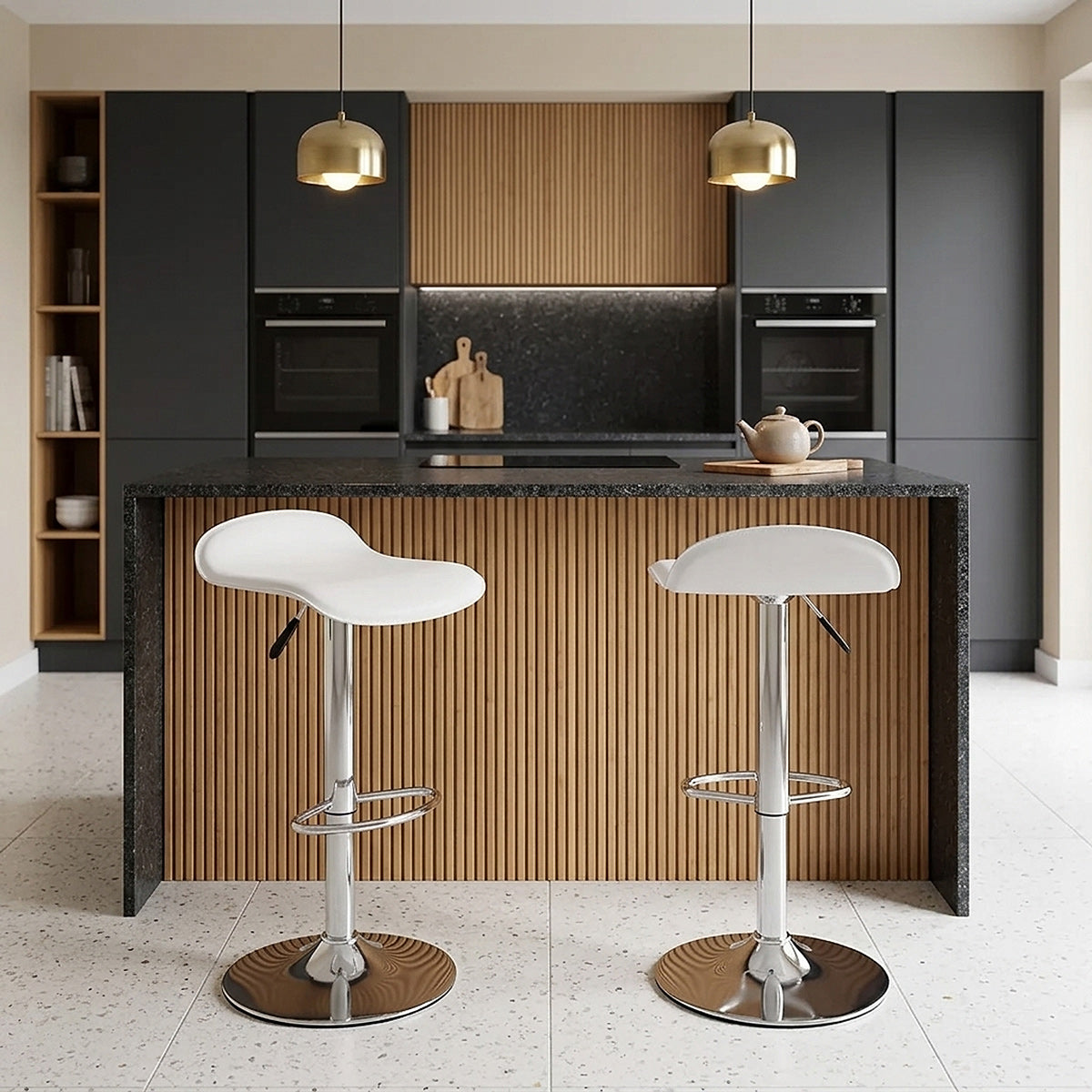Zars Bar Stool White