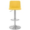 Cape Brushed Steel Stool Yellow