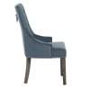 Ascot Dining Chair Blue Fabric