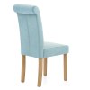 Portland Dining Chair Blue Fabric