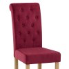 Portland Dining Chair Red Fabric